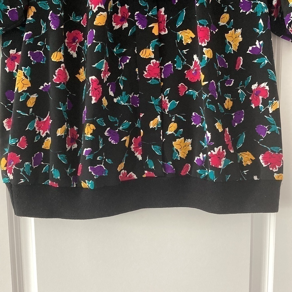 Alfred Dunner blouse 18 floral grandmacore - Picture 4 of 11